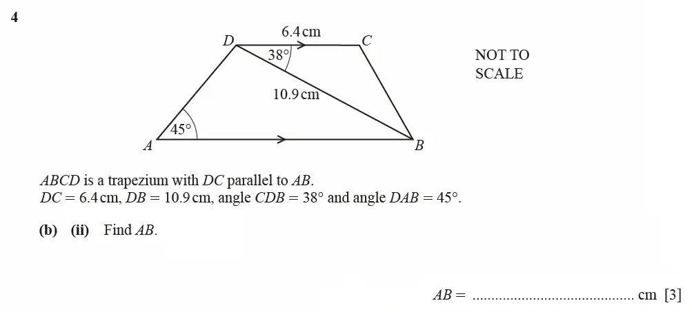 Question 04(b)(ii) - Cambridge IGCSE Maths Past Papers - Extended Calculator June 2022 - Paper 42