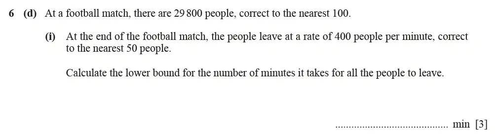 Question 06(d)(i) - Cambridge IGCSE Maths Past Papers - Extended Calculator June 2022 - Paper 42