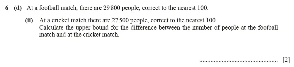 Question 06(d)(ii) - Cambridge IGCSE Maths Past Papers - Extended Calculator June 2022 - Paper 42