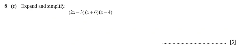 Question 08(e) - Cambridge IGCSE Maths Past Papers - Extended Calculator June 2022 - Paper 42
