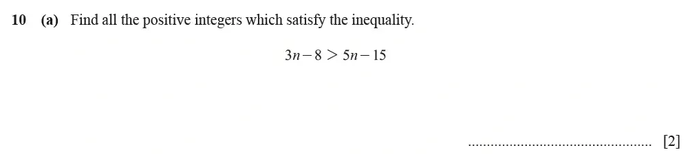 Question 10(a) - Cambridge IGCSE Maths Past Papers - Extended Calculator June 2022 - Paper 42