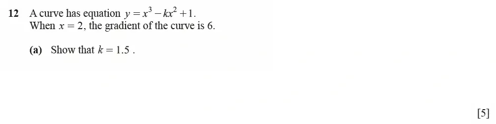 Question 12(a) - Cambridge IGCSE Maths Past Papers - Extended Calculator June 2022 - Paper 42