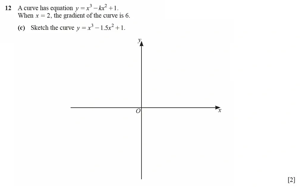 Question 12(c) - Cambridge IGCSE Maths Past Papers - Extended Calculator June 2022 - Paper 42