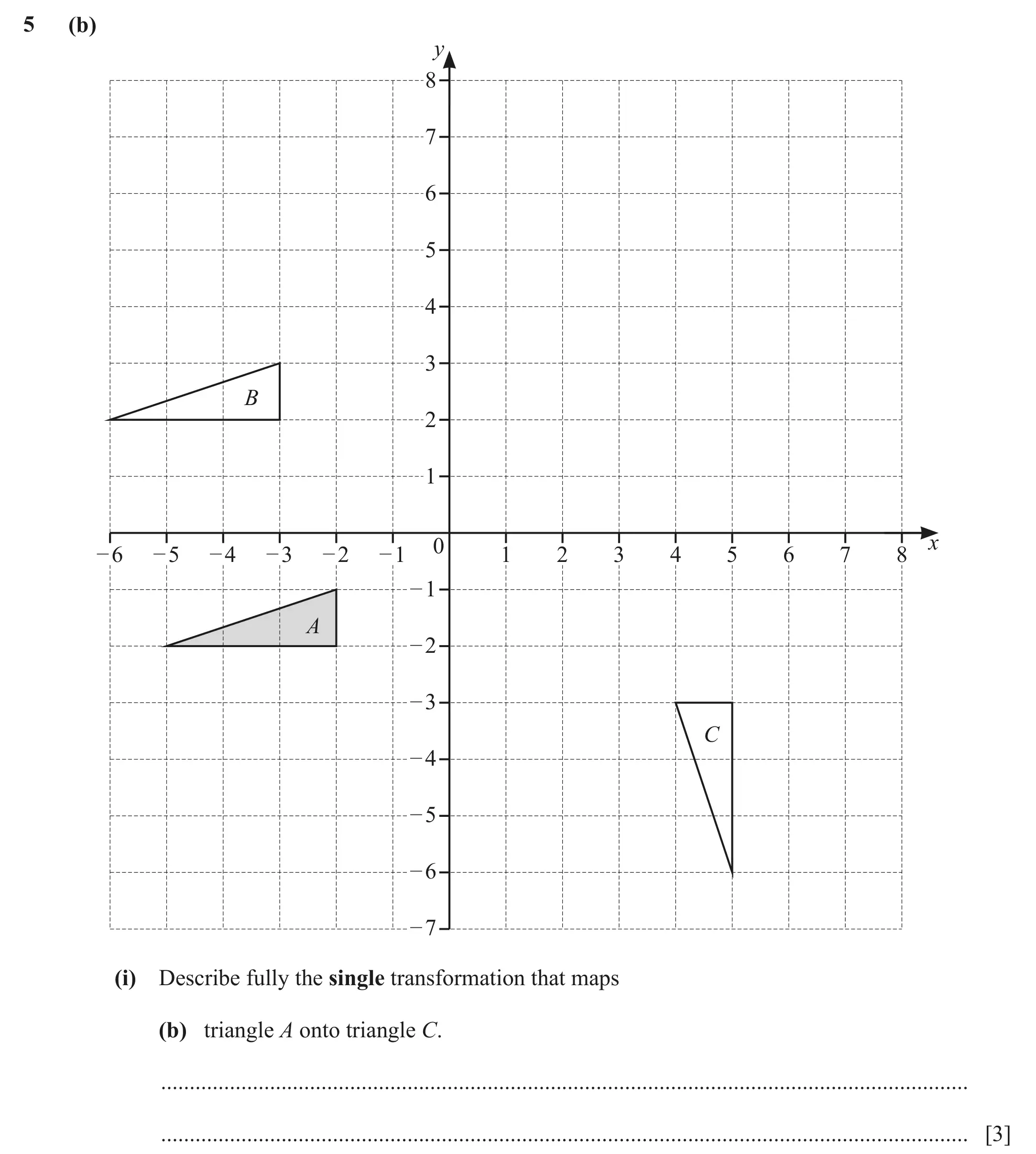 Question 5(b)(i)(b) - Cambridge IGCSE Maths Past Papers - Extended Calculator June 2022 - Paper 42