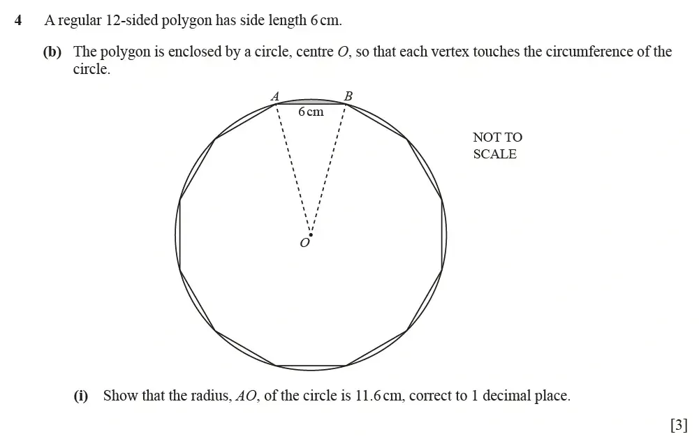Question 04(b)(i) - Cambridge IGCSE Maths Past Papers - Extended Calculator June 2022 - Paper 43