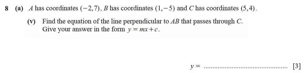 Question 08(v) - Cambridge IGCSE Maths Past Papers - Extended Calculator June 2022 - Paper 43