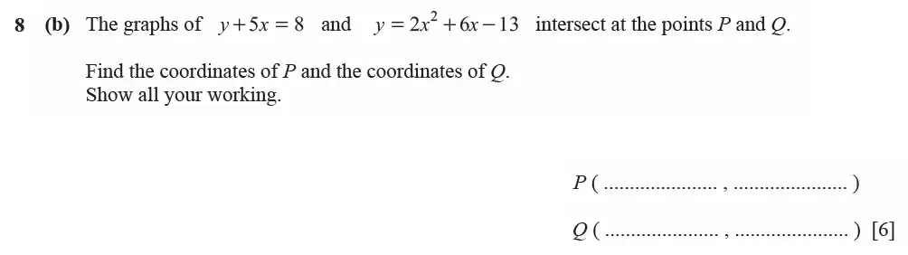 Question 08(b) - Cambridge IGCSE Maths Past Papers - Extended Calculator June 2022 - Paper 43