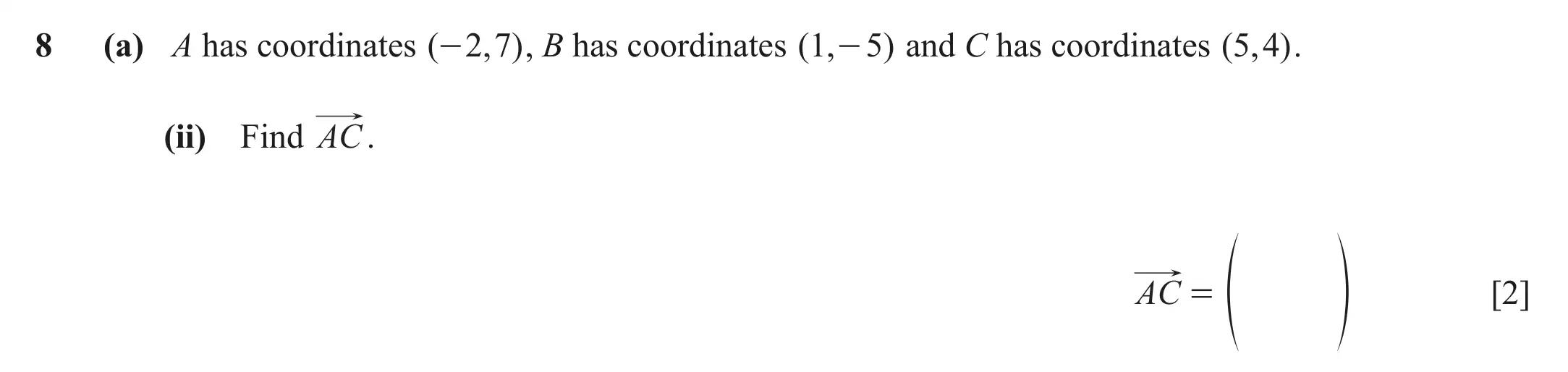 Question 8(a)(ii) - Cambridge IGCSE Maths Past Papers - Extended Calculator June 2022 - Paper 43