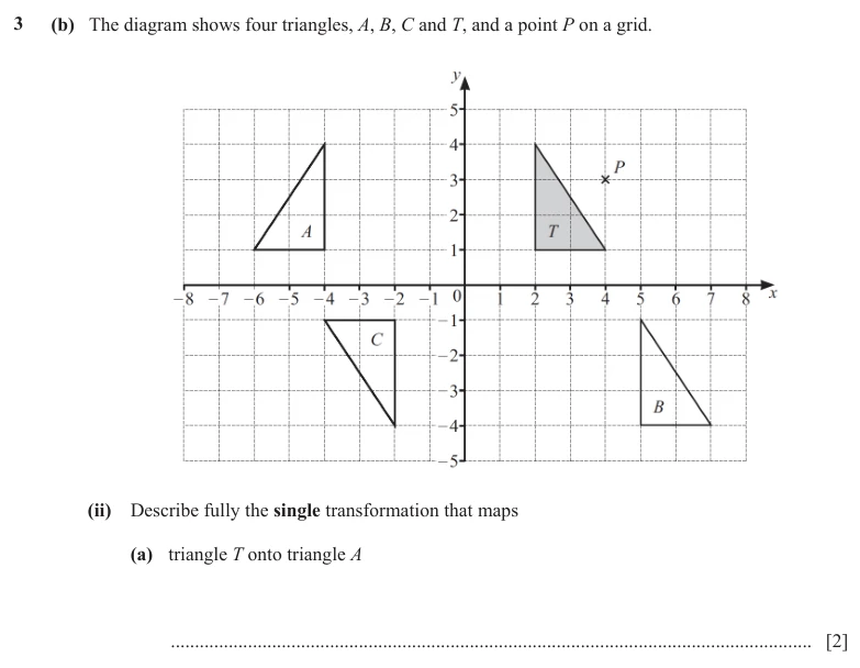 Question 3(b)(ii)(a) - Cambridge IGCSE Maths Past Papers - Core Calculator - Paper 3 - TZ3 June 2024