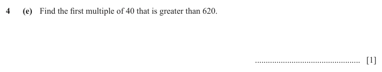 Question 4(e) - Cambridge IGCSE Maths Past Papers - Core Calculator - Paper 3 - TZ3 June 2024