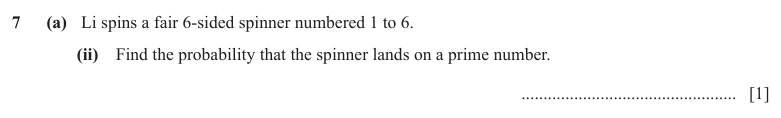 Question 7(a)(ii) - Cambridge IGCSE Maths Past Papers - Core Calculator - Paper 3 - TZ3 June 2024