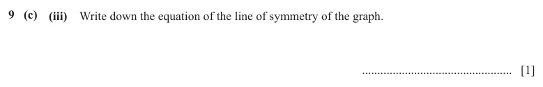 Question 9(c)(iii) - Cambridge IGCSE Maths Past Papers - Core Calculator - Paper 3 - TZ3 June 2024