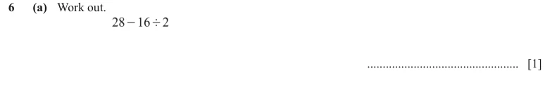Question 6(a) - Cambridge IGCSE Maths Past Papers - Core Calculator - Paper 1 - TZ1 June 2024