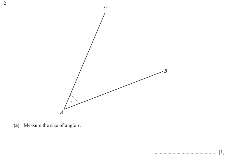 Question 2(a) - Cambridge IGCSE Maths Past Papers - Core Calculator - Paper 1 - TZ2 June 2024