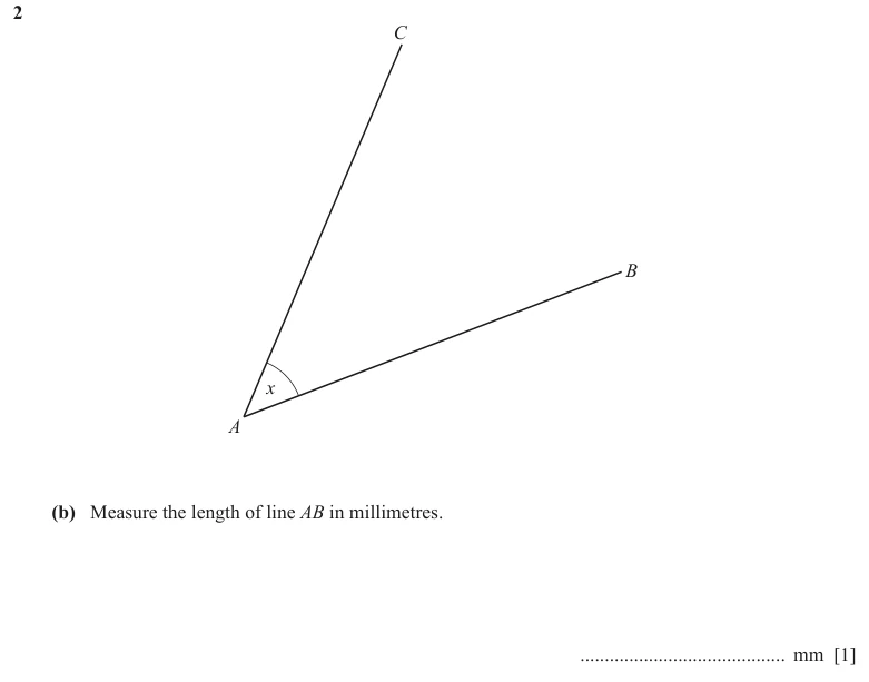 Question 2(b) - Cambridge IGCSE Maths Past Papers - Core Calculator - Paper 1 - TZ2 June 2024