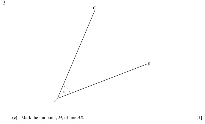Question 2(c) - Cambridge IGCSE Maths Past Papers - Core Calculator - Paper 1 - TZ2 June 2024