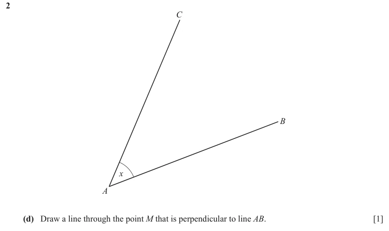 Question 2(d) - Cambridge IGCSE Maths Past Papers - Core Calculator - Paper 1 - TZ2 June 2024