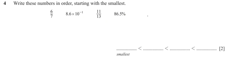 Question 4 - Cambridge IGCSE Maths Past Papers - Core Calculator - Paper 1 - TZ2 June 2024