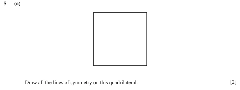 Question 5(a) - Cambridge IGCSE Maths Past Papers - Core Calculator - Paper 1 - TZ2 June 2024