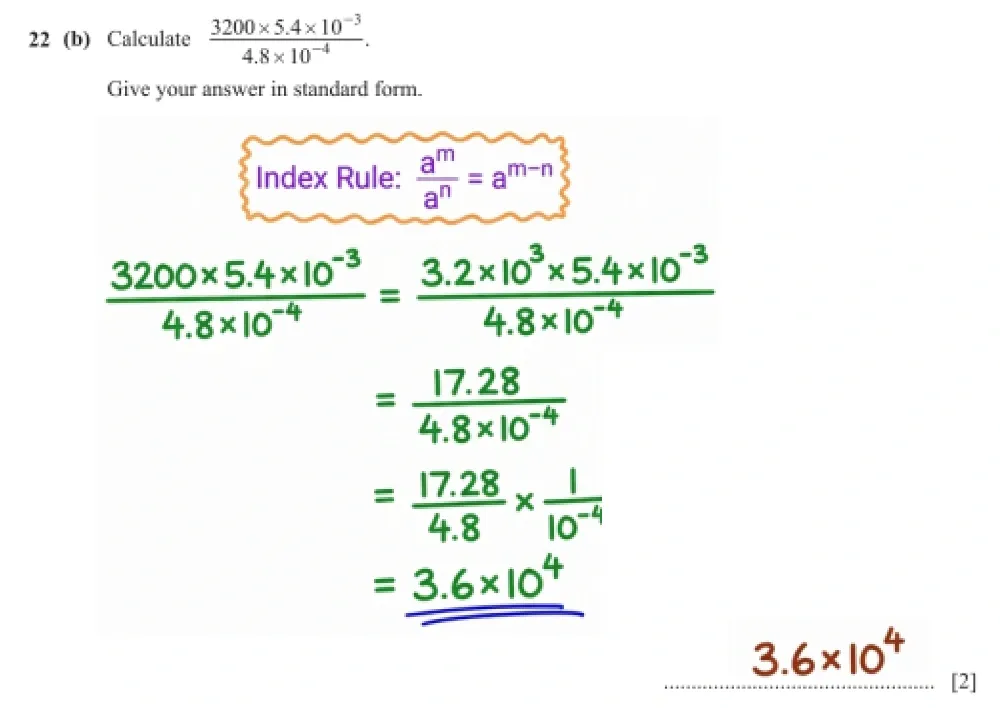 Question 22(b) - Cambridge IGCSE Maths Past Papers - Core Calculator - Paper 1 - TZ3 June 2024