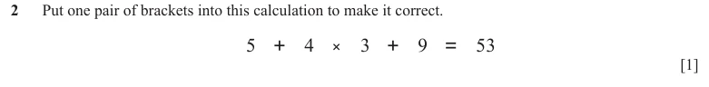 Question 2 - Cambridge IGCSE Maths Past Papers - Core Calculator - Paper 1 - TZ3 June 2024