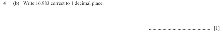 Question 4(b) - Cambridge IGCSE Maths Past Papers - Core Calculator - Paper 1 - TZ3 June 2024