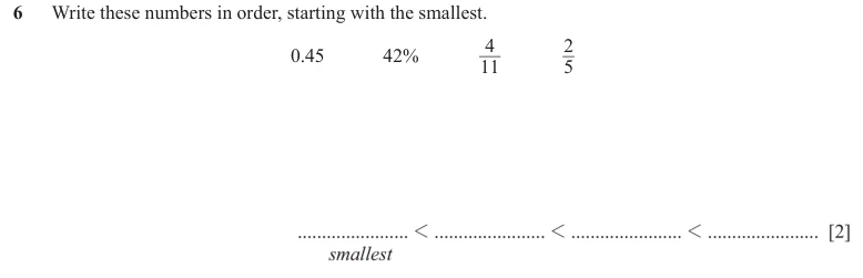 Question 6 - Cambridge IGCSE Maths Past Papers - Core Calculator - Paper 1 - TZ3 June 2024