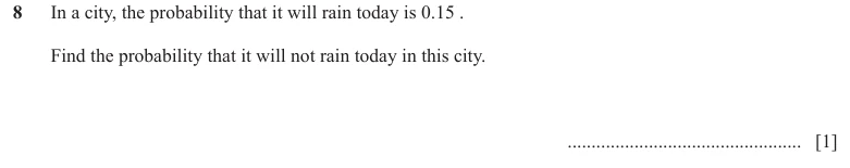 Question 8 - Cambridge IGCSE Maths Past Papers - Core Calculator - Paper 1 - TZ3 June 2024