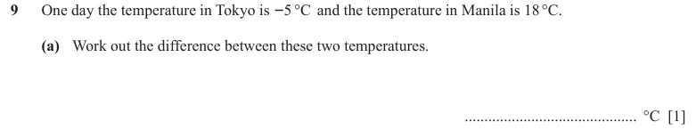 Question 9(a) - Cambridge IGCSE Maths Past Papers - Core Calculator - Paper 1 - TZ3 June 2024