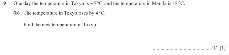 Question 9(b) - Cambridge IGCSE Maths Past Papers - Core Calculator - Paper 1 - TZ3 June 2024