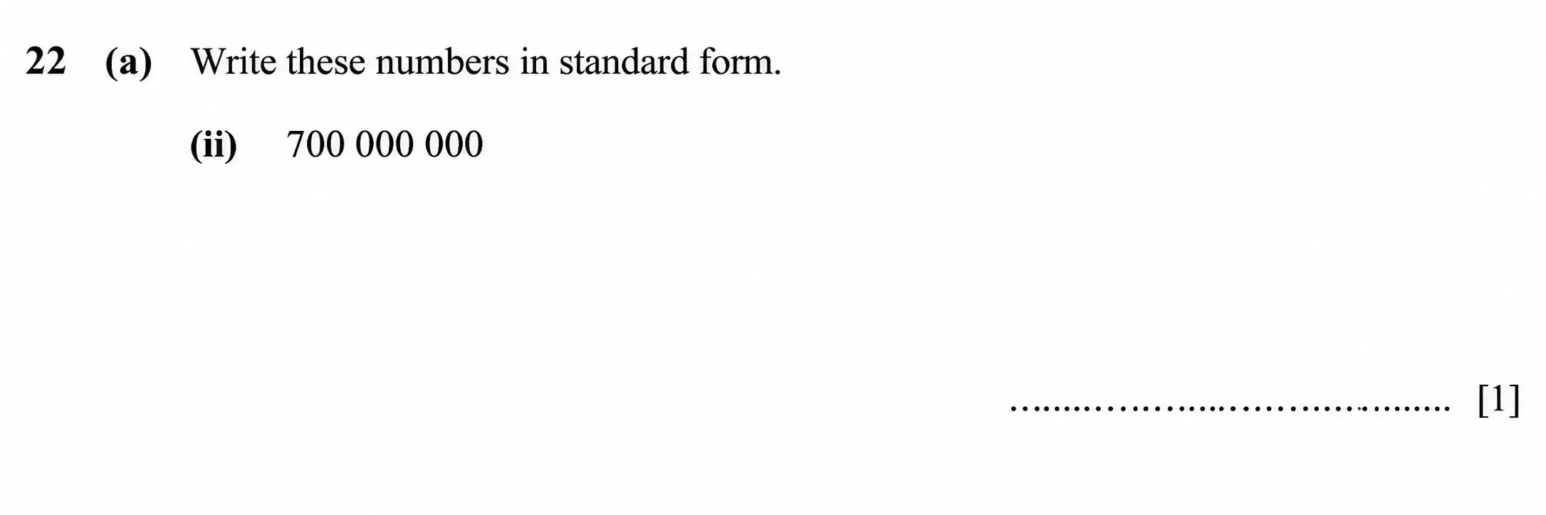 Question 22(a)(ii) - Cambridge IGCSE Maths Past Papers - Core Calculator - Paper 1 - TZ3 June 2024