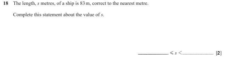 Question 18 - Cambridge IGCSE Maths Past Papers - Core Calculator - Paper 1 - TZ3 June 2024