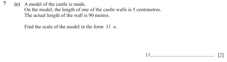 Question 7(c) - Cambridge IGCSE Maths Past Papers - Core Calculator - Paper 3 - TZ1 June 2024