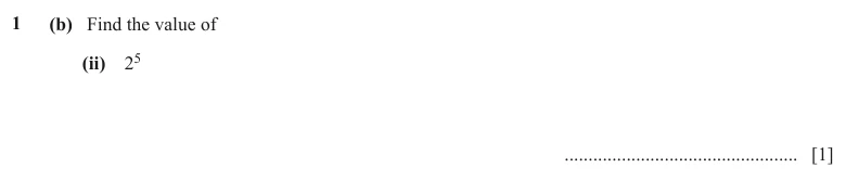 Question 1(b)(ii) - Cambridge IGCSE Maths Past Papers - Core Calculator - Paper 3 - TZ2 June 2024