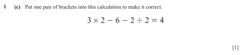 Question 1(c) - Cambridge IGCSE Maths Past Papers - Core Calculator - Paper 3 - TZ2 June 2024