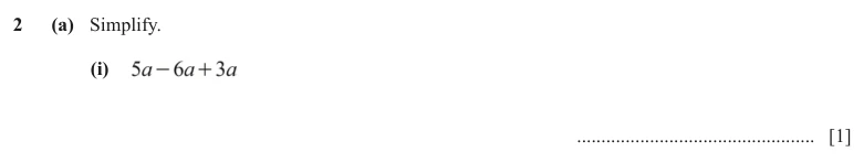 Question 2(a)(i) - Cambridge IGCSE Maths Past Papers - Core Calculator - Paper 3 - TZ2 June 2024