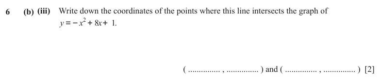 Question 6(b)(iii) - Cambridge IGCSE Maths Past Papers - Core Calculator - Paper 3 - TZ2 June 2024