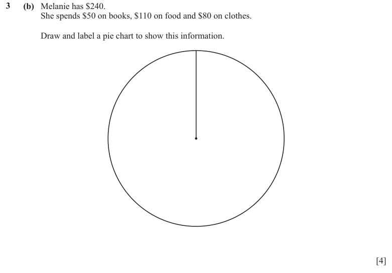 Question 3(b) - Cambridge IGCSE Maths Past Papers - Core Calculator - Paper 3 - TZ1 November 2023