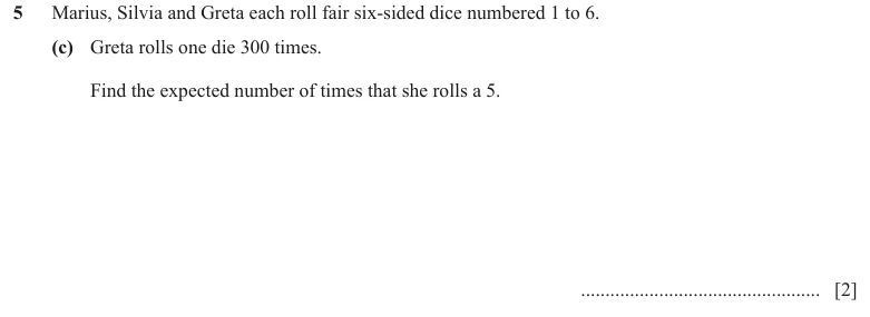 Question 5(c) - Cambridge IGCSE Maths Past Papers - Core Calculator - Paper 3 - TZ1 November 2023