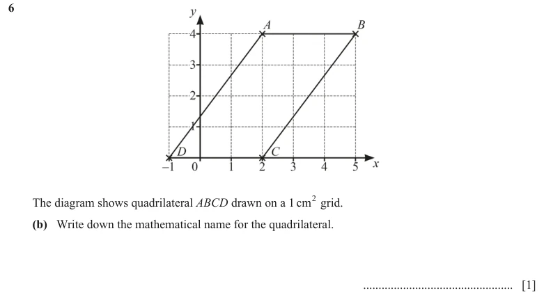 Question 6(b) - Cambridge IGCSE Maths Past Papers - Core Calculator - Paper 3 - TZ1 November 2023