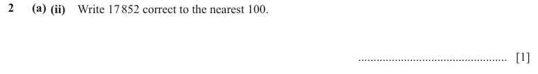Question 2(a)(ii) - Cambridge IGCSE Maths Past Papers - Core Calculator - Paper 3 - TZ2 November 2023