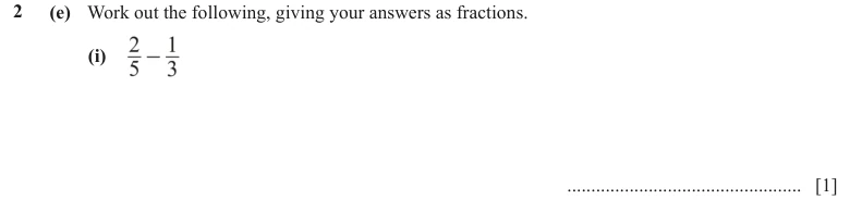 Question 2(e)(i) - Cambridge IGCSE Maths Past Papers - Core Calculator - Paper 3 - TZ2 November 2023