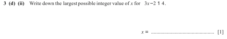 Question 3(d)(ii) - Cambridge IGCSE Maths Past Papers - Core Calculator - Paper 3 - TZ2 November 2023
