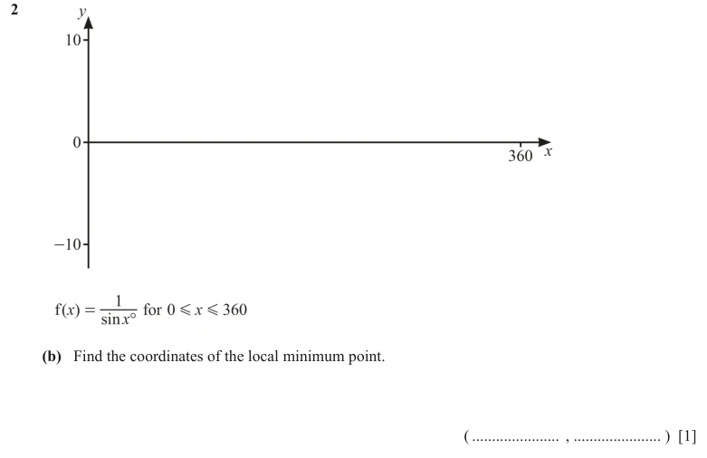 Question 2(b) - Cambridge IGCSE Maths Past Papers - Core Calculator - Paper 4 - TZ1 November 2023