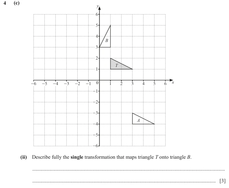 Question 4(c)(ii) - Cambridge IGCSE Maths Past Papers - Core Calculator - Paper 4 - TZ1 November 2023
