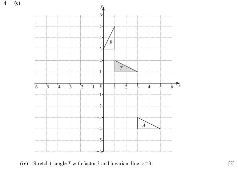 Question 4(c)(iv) - Cambridge IGCSE Maths Past Papers - Core Calculator - Paper 4 - TZ1 November 2023