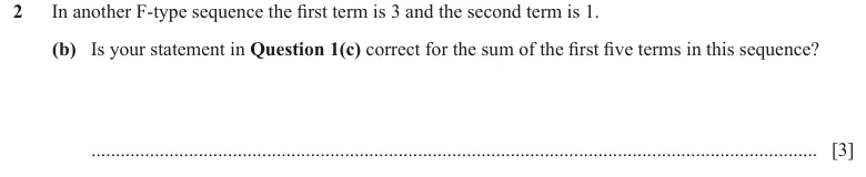 Question 2(b) - Cambridge IGCSE Maths Past Papers - Core Calculator - Paper 5 - TZ1 November 2023