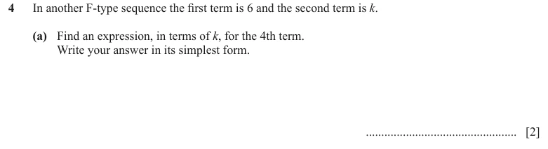 Question 4(a) - Cambridge IGCSE Maths Past Papers - Core Calculator - Paper 5 - TZ1 November 2023