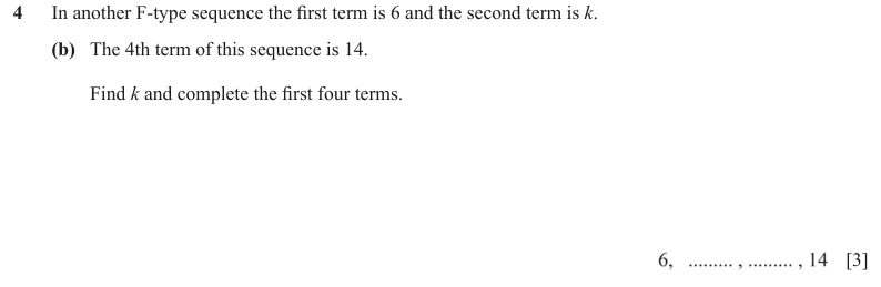 Question 4(b) - Cambridge IGCSE Maths Past Papers - Core Calculator - Paper 5 - TZ1 November 2023