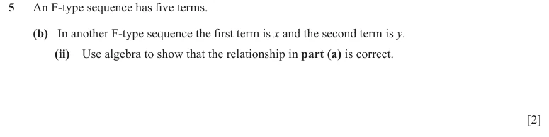 Question 5(b)(ii) - Cambridge IGCSE Maths Past Papers - Core Calculator - Paper 5 - TZ1 November 2023